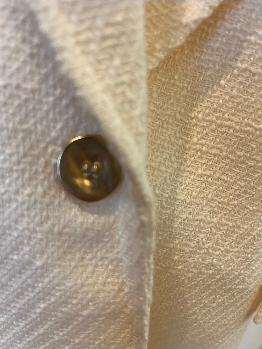 Bar III Cream Single-Button Textured Blazer - Picture 5 of 11